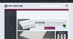 Desktop Screenshot of led-tech.de